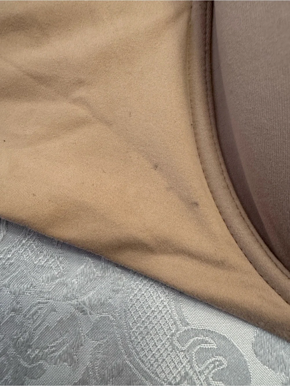Soma Bra Size 42D Embraceable Full Coverage Underwire Lined Soft‎ Tan New Flawed